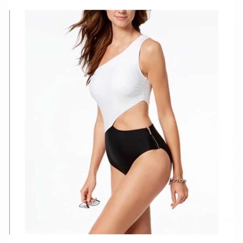 Michael Kors One Shoulder Swimsuit NWT